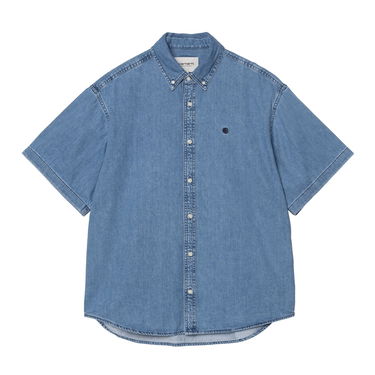 Риза Carhartt WIP Carhartt WIP Lucas Short Sleeve Shirt Синьо | I034575_9, 4