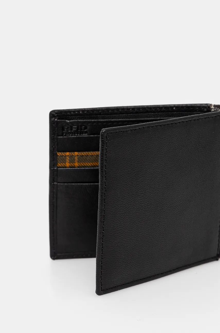 Портфейл Barbour Leather Card Holder Черно | MGS0073, 1