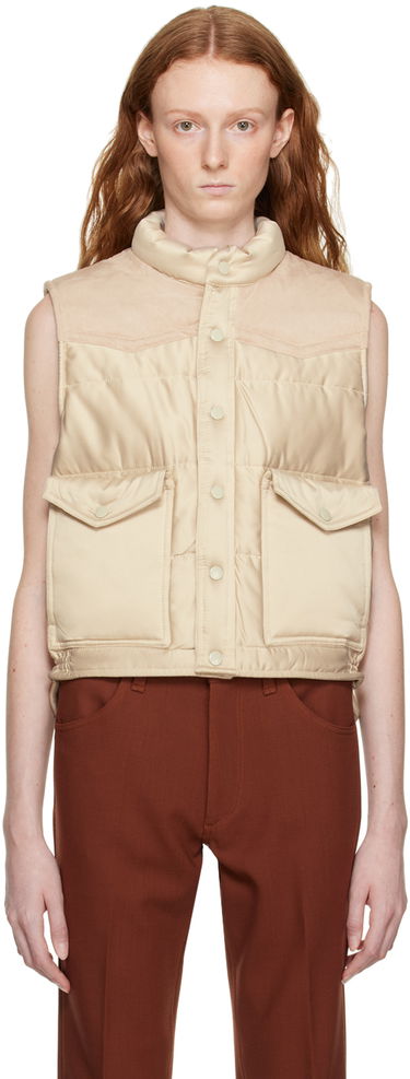 Жилетка rag & bone Erica Puffer Vest Бежово | WAW22H2019PY19, 0
