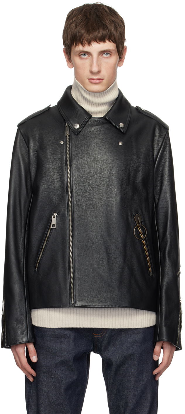 Яке A.P.C. JW Anderson x Leather Jacket Черно | PXBTO-H02848, 0