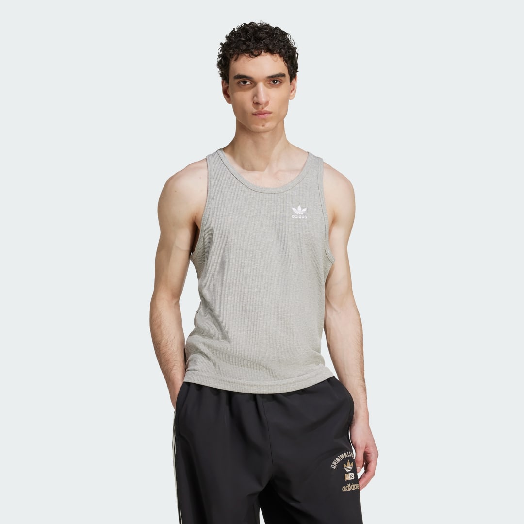 Потник adidas Performance Trefoil Essentials Tank Top Сиво | JV7669, 0