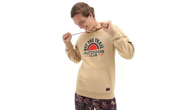 Суитчър Vans Outdoor Club Pullover Hoodie Бежово | VN000089YUU, 7
