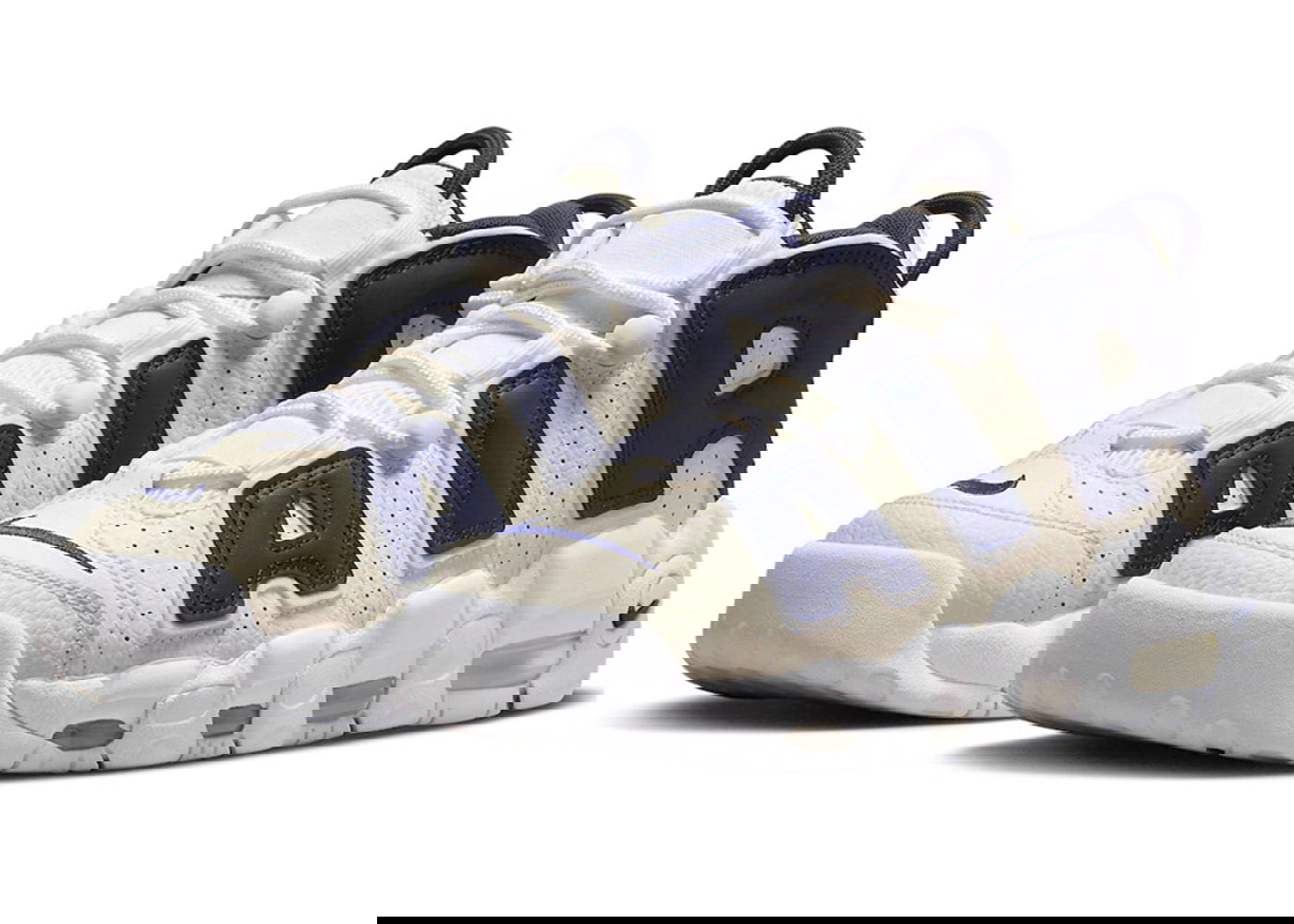 Кецове и обувки Nike Air More Uptempo 96 "Coconut Milk" Navy Бежово | FQ2762-100, 0
