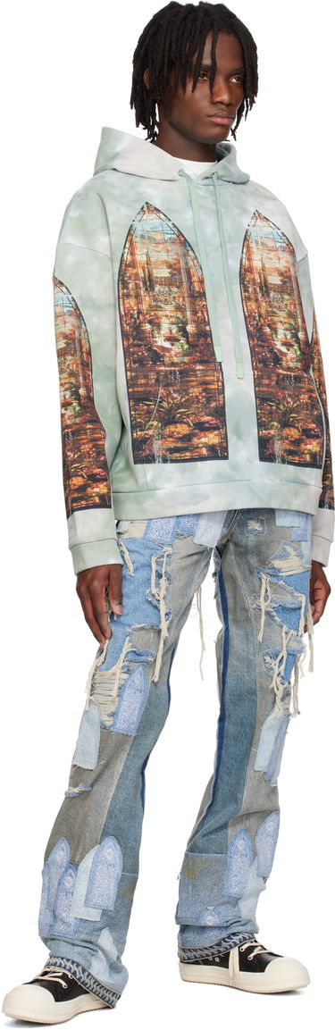 Дънки Who Decides War Who Decides War Patched Arch Repaired Blowout Jeans Синьо | 1120970009SS25, 3