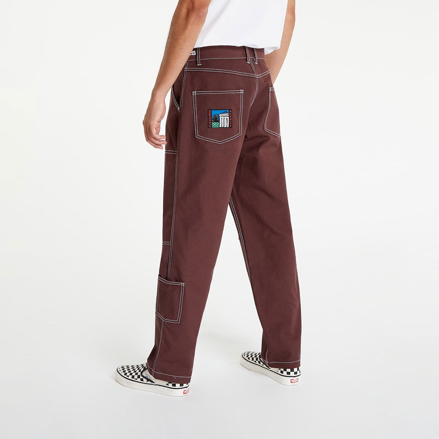Панталони Pleasures Ultra Utility Pant Кафяво | P22F030 BROWN, 1