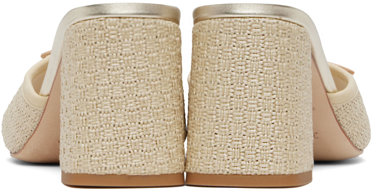 Аксесоари Repetto Repetto Jordana Raffia Mules Бежово | VX4173RAFD, 1