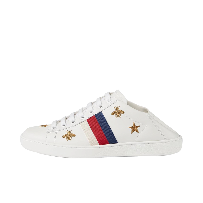 Кецове и обувки Gucci Ace 'Bees and Stars' (W) Бяло | 498205 AXWQ0 9098
