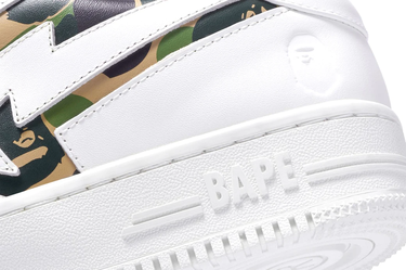 Кецове и обувки BAPE Bape Sta Icon ABC Camo "Green" Бяло | 1K30-191-307-GREEN, 5