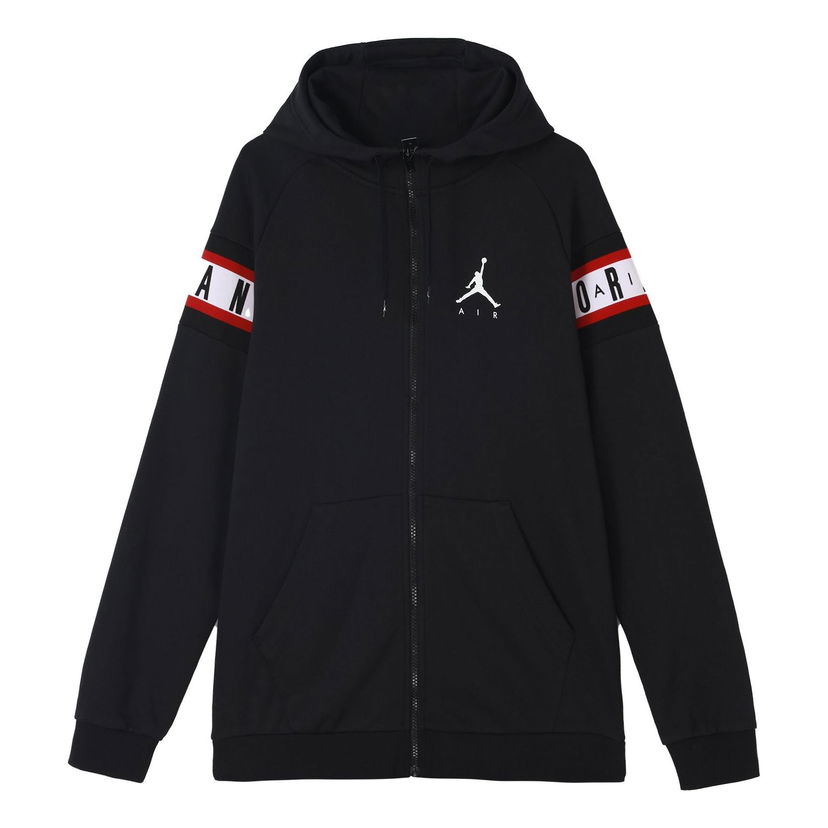Суитчър Jordan Jordan Air Sports Full-Zip Hoodie Черно | CU2775-010