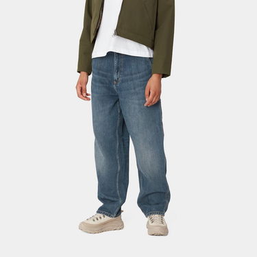 Дънки Carhartt WIP Single Knee Loose Fit Jeans Синьо | I034225_8, 2