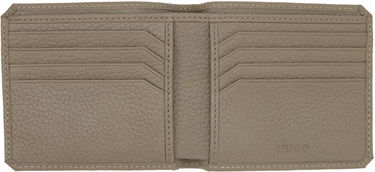 Портфейл BOSS Leather Wallet Черно | 50541984, 4