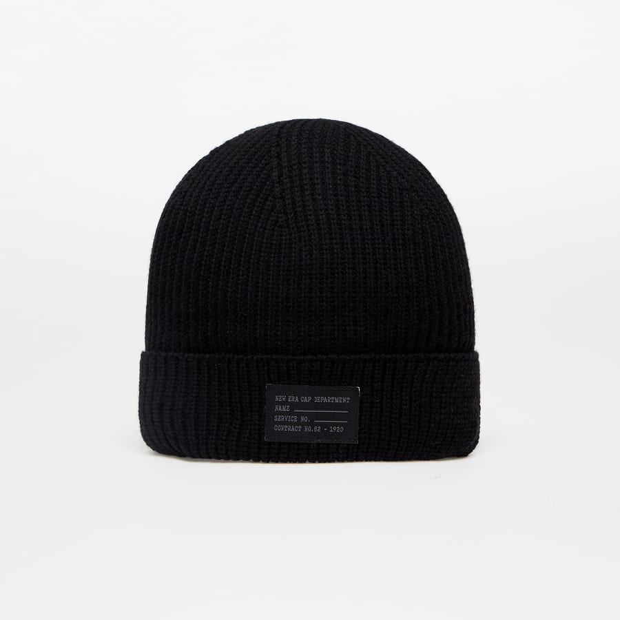 Шапка New Era Wool Mix Watch Cuff Beanie Черно | 60285122, 0