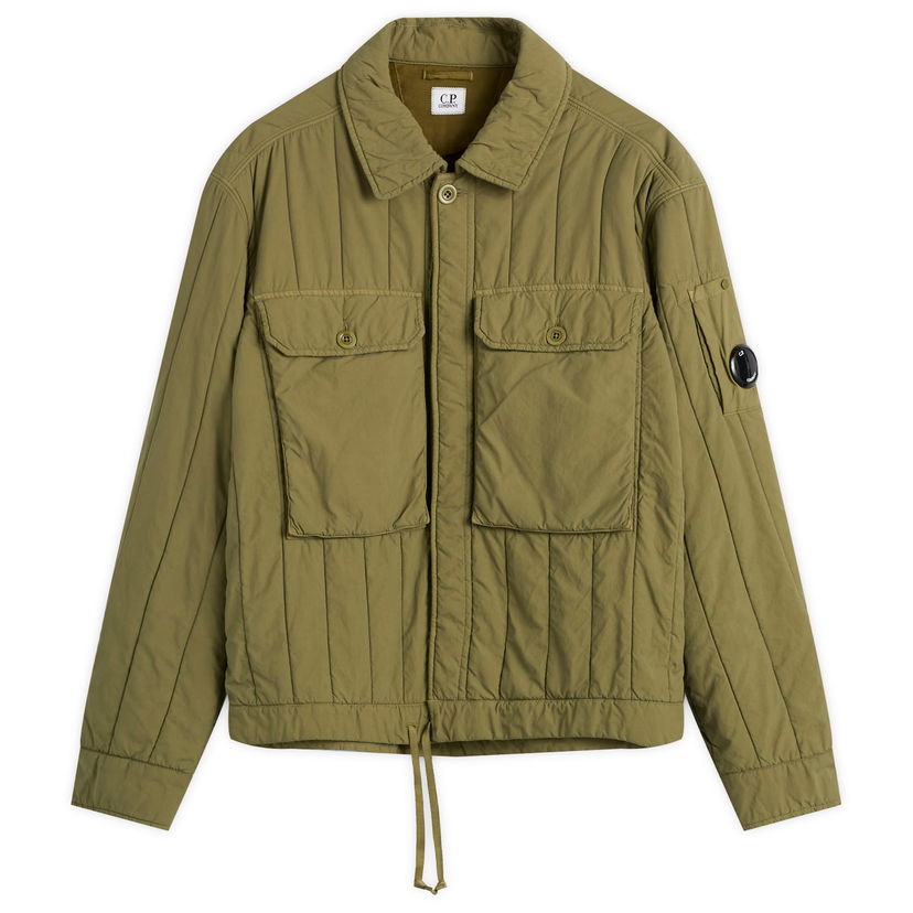 Яке C.P. Company Garment Dyed Quilted Jacket Зелено | 19CMOW080A-110437G-652