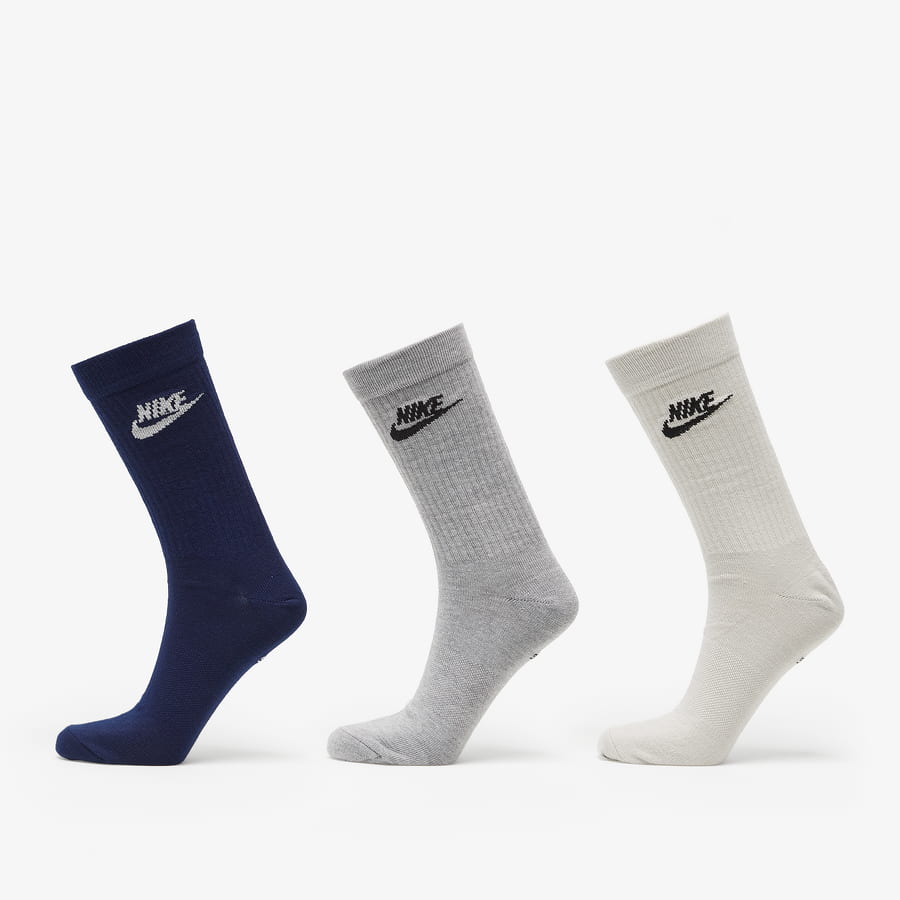 Чорапи Nike Sportswear Everyday Essential Crew Socks 3-Pack Многоцветен | DX5025-903, 0