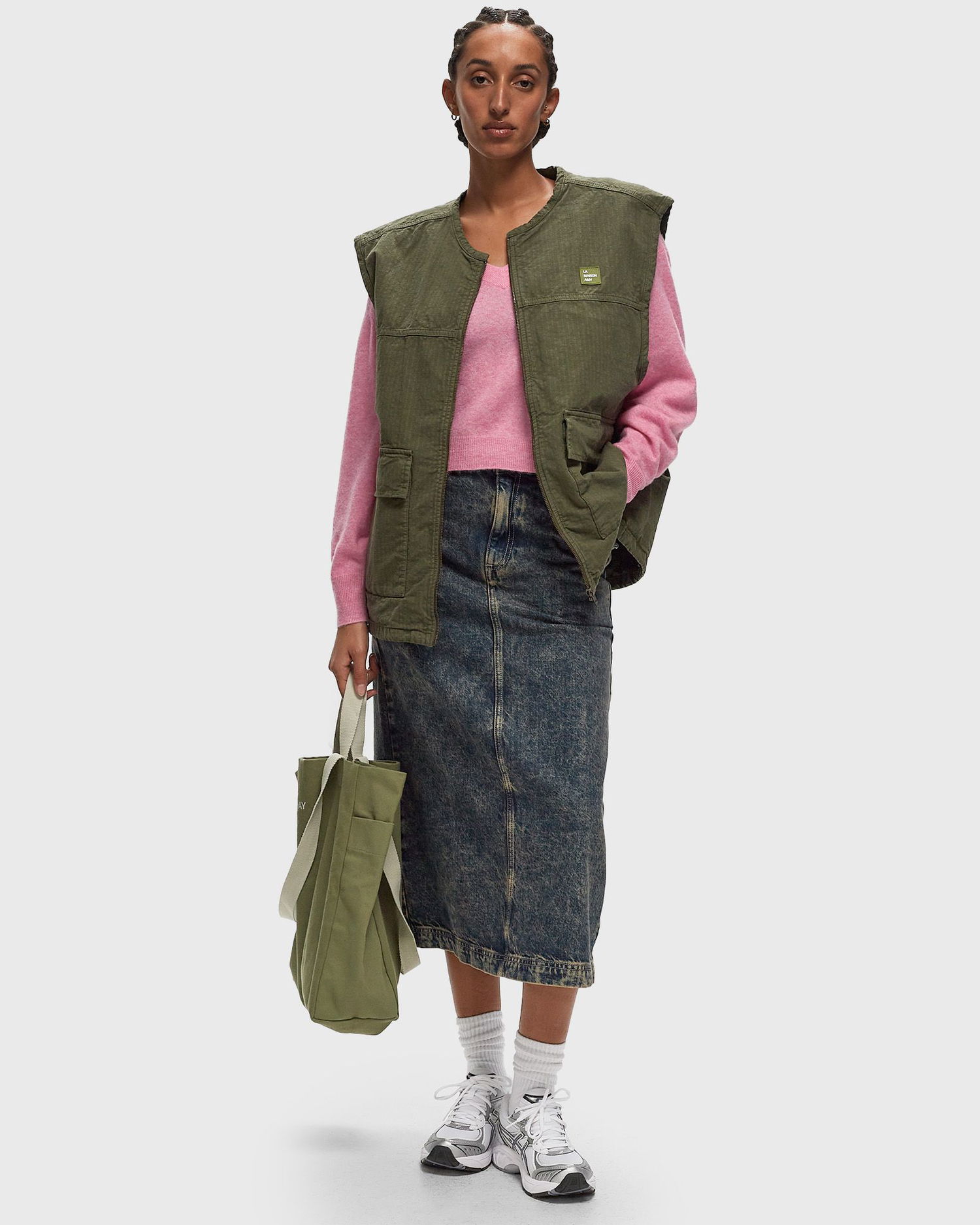 Жилетка American Vintage Vest Зелено | RYG16BH24-KAKI, 1