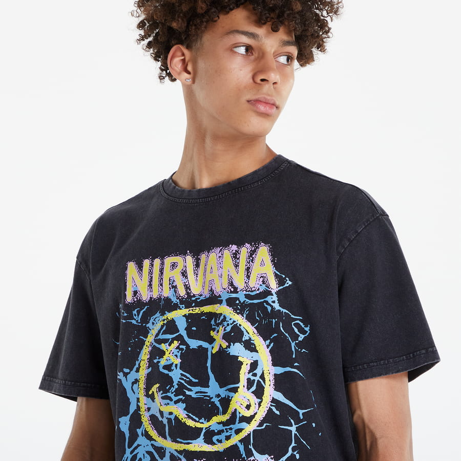 Тениска Urban Classics Nirvana Lithium Oversized T-Shirt Черно | MT1986, 1
