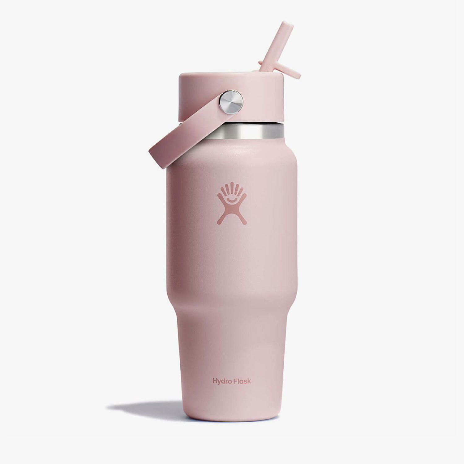 Бутилки за пиене Hydro Flask 709 ml Wide Flex Straw Travel Bottle Trillium Universal Розово | WT24CFS678, 0