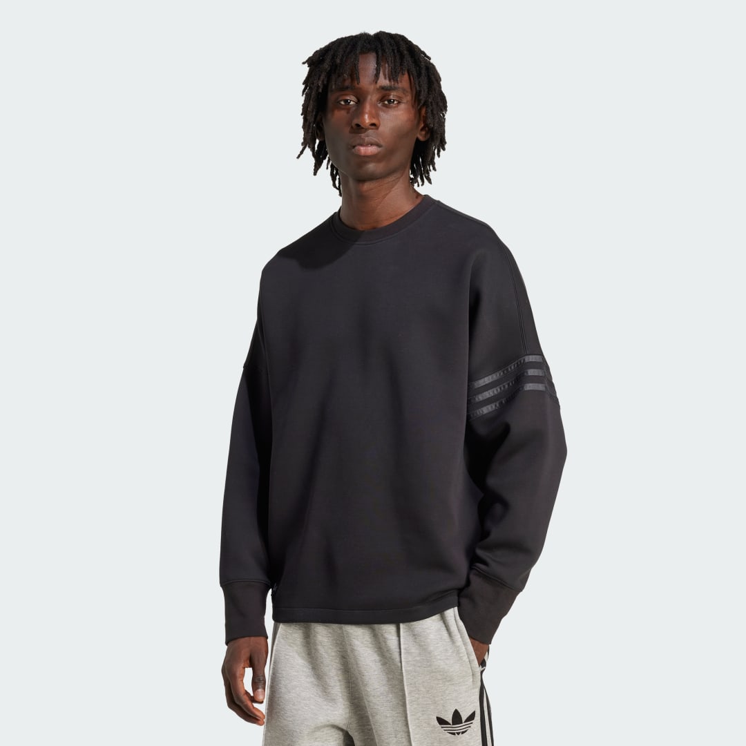 Суитчър adidas Performance Neuclassics Oversized Crew Sweatshirt Черно | JW7918, 0