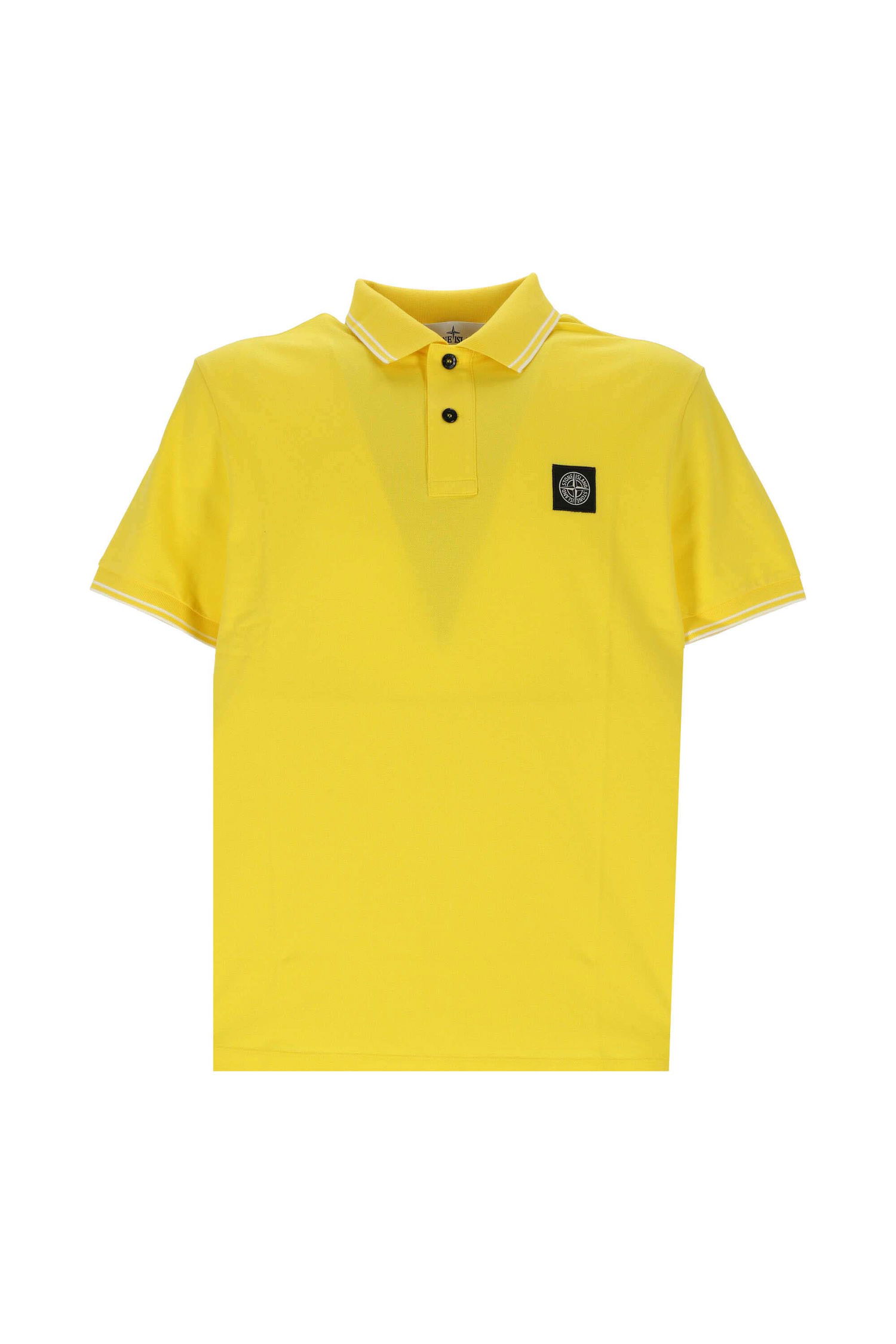 Поло тениска Stone Island Logo Poloshirt Жълто | 10152sc18 v0030, 0