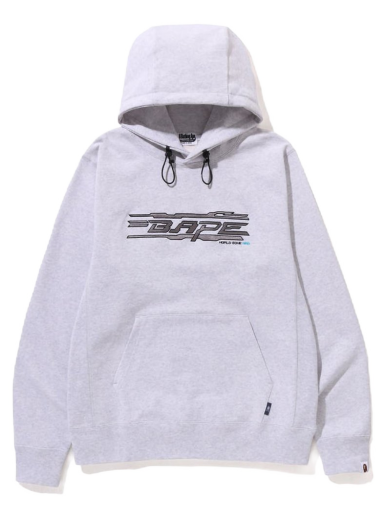 Суитчър BAPE World Gone Mad Embroidery Pullover Hoodie Сиво | 1J30-114-006