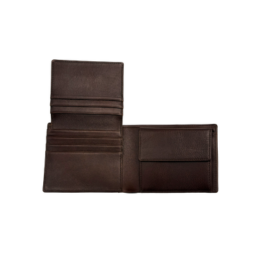 Портфейл Vasky Dean Leather Bi-Fold Wallet Кафяво | A-0084-002-M, 2