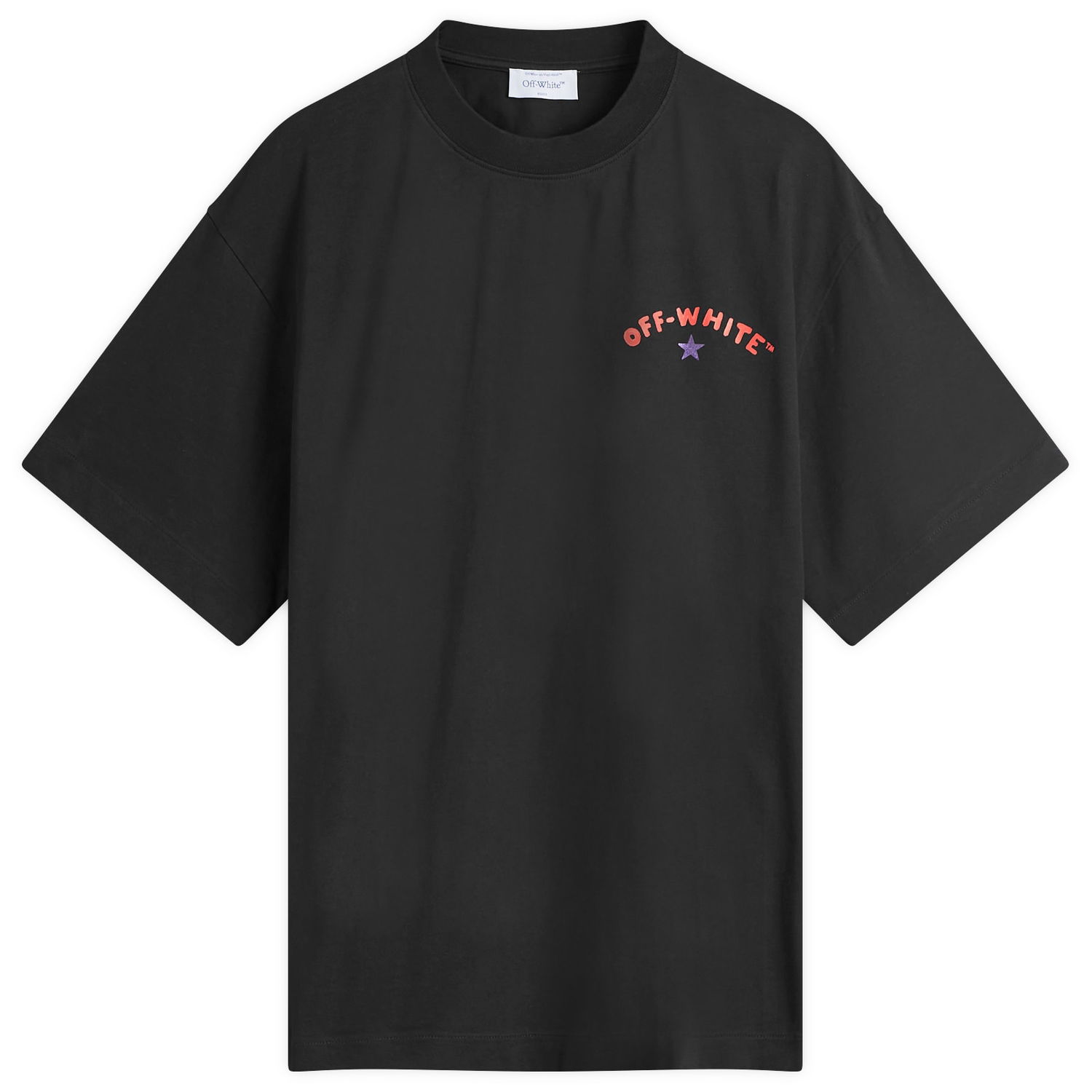 Тениска Off-White Star Arrow Skate T-Shirt Черно | OMAA120S25JER0081001, 1