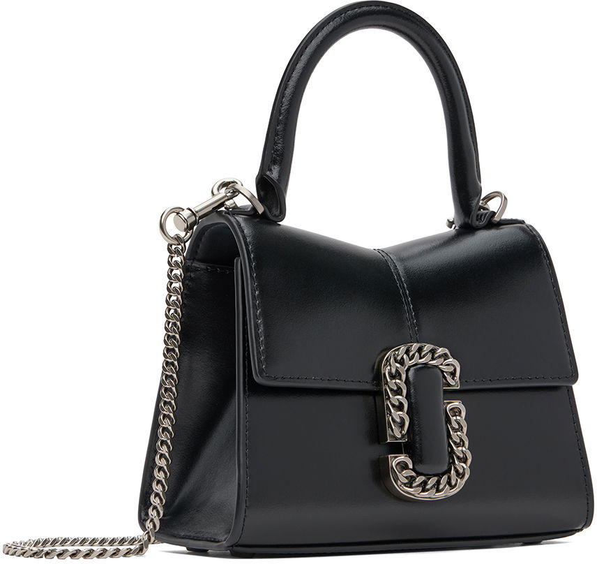 Дамска чанта Marc Jacobs Marc Jacobs 'The St. Marc' Mini Top Handle Bag Черно | 2P3HSC004H01, 1