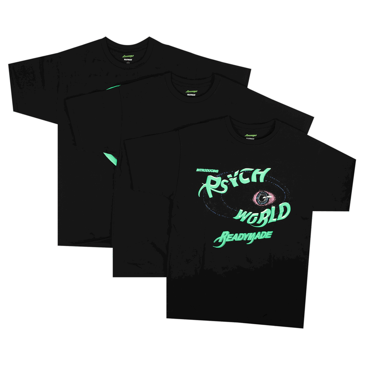 Тениска Psychworld x Readymade T-Shirts - 3 Pack Черно | 1482 100000103RTS BLAC, 0