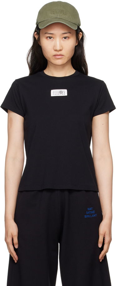 Тениска Maison Margiela MM6 Black Print T-Shirt Черно | S52GC0327 S24312, 0