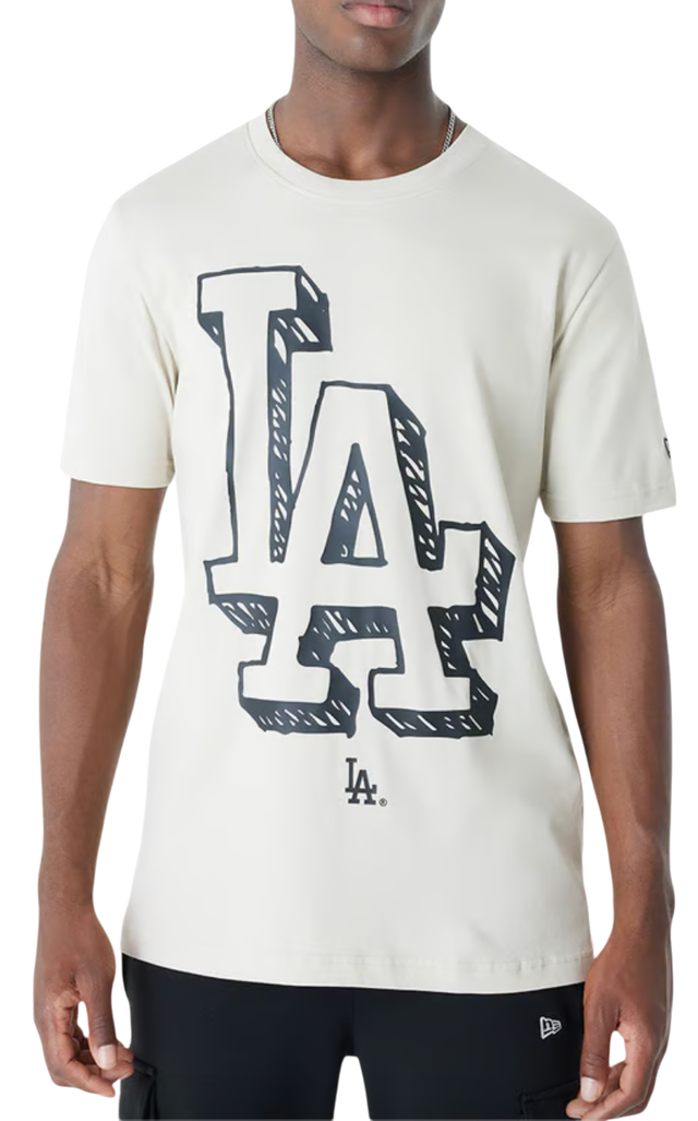 Los Angeles Dodgers LA Sketch Graphic T-Shirt