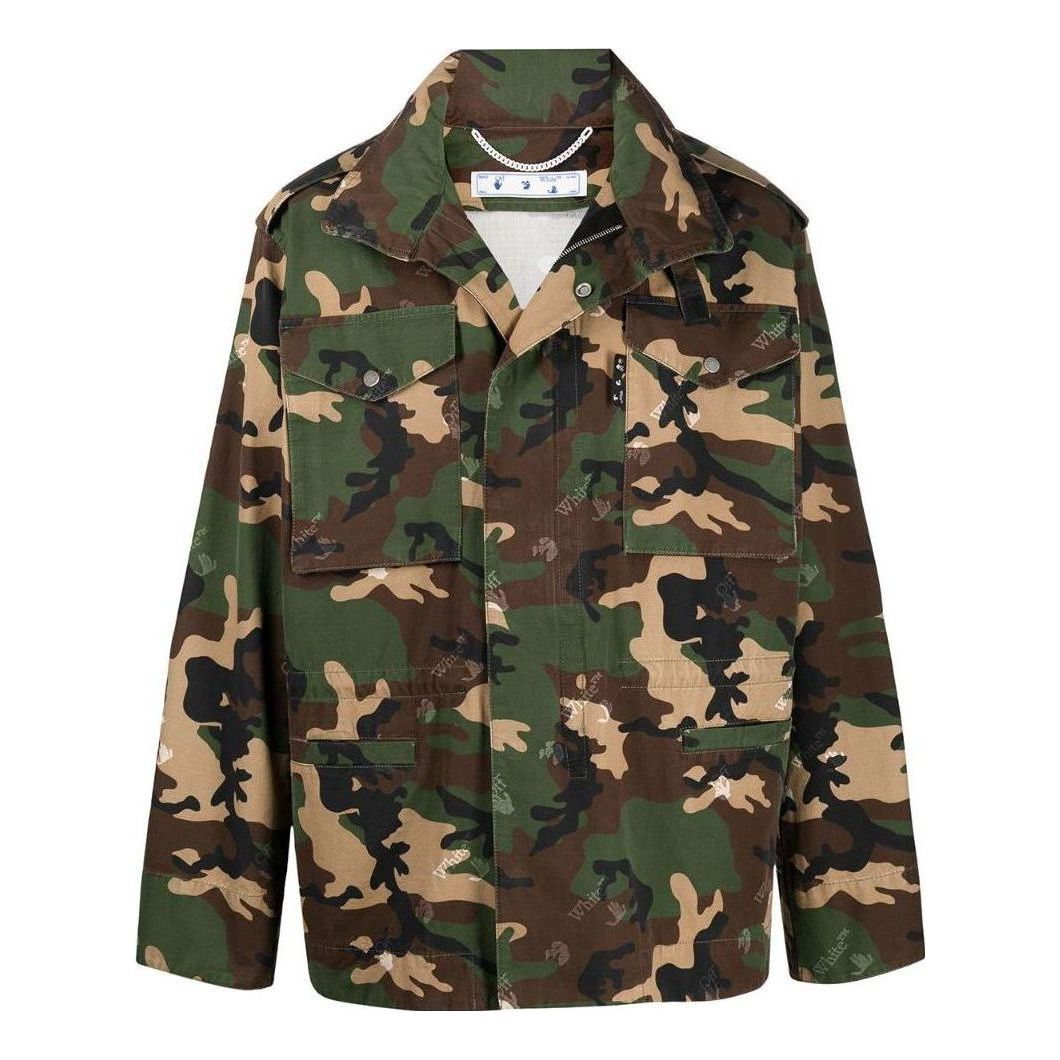 Яке Off-White Off-White Camo Field Jacket Зелено | OMEL015S21FAB00156005600, 0