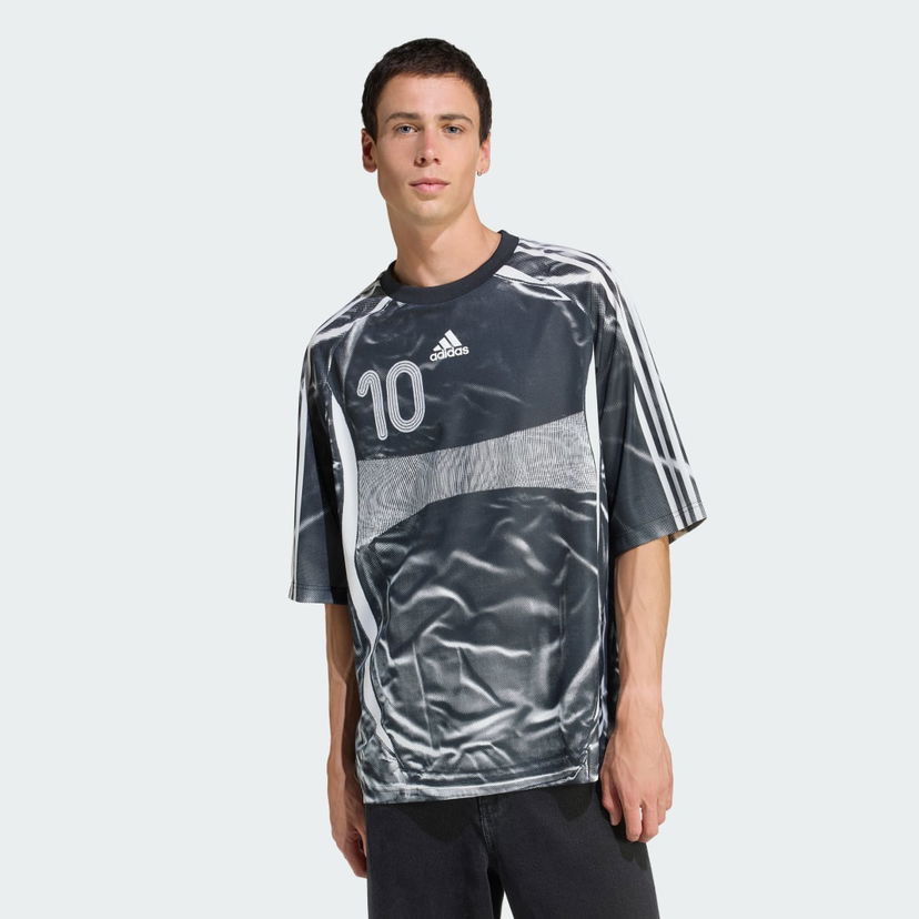 Фланелка adidas Performance Adilenium Season 4 Teamgeist Printed Soccer Jersey Черно | KF8522