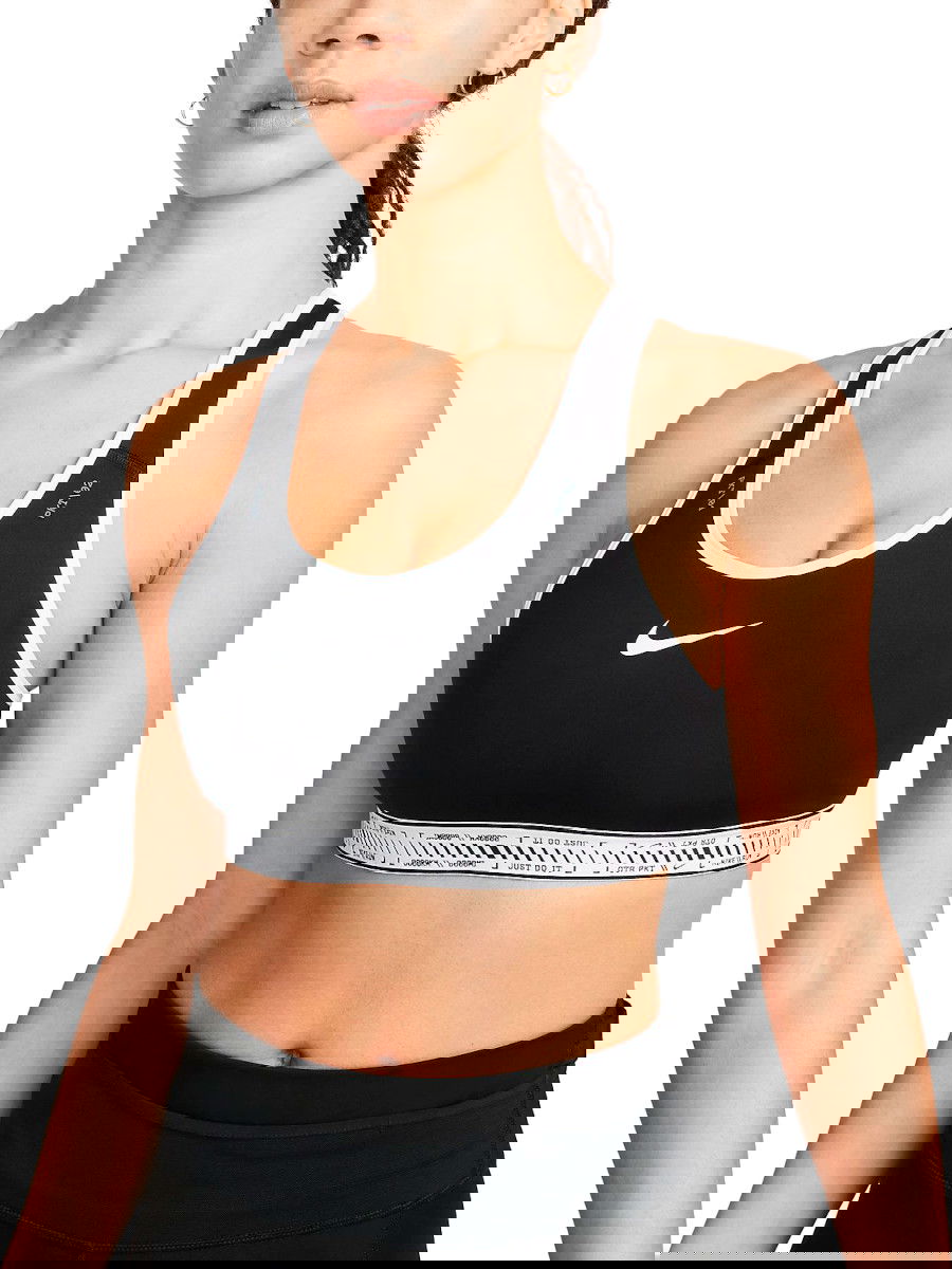 Сутиен Nike Swoosh On The Run Bra Черно | dv9914-010, 0