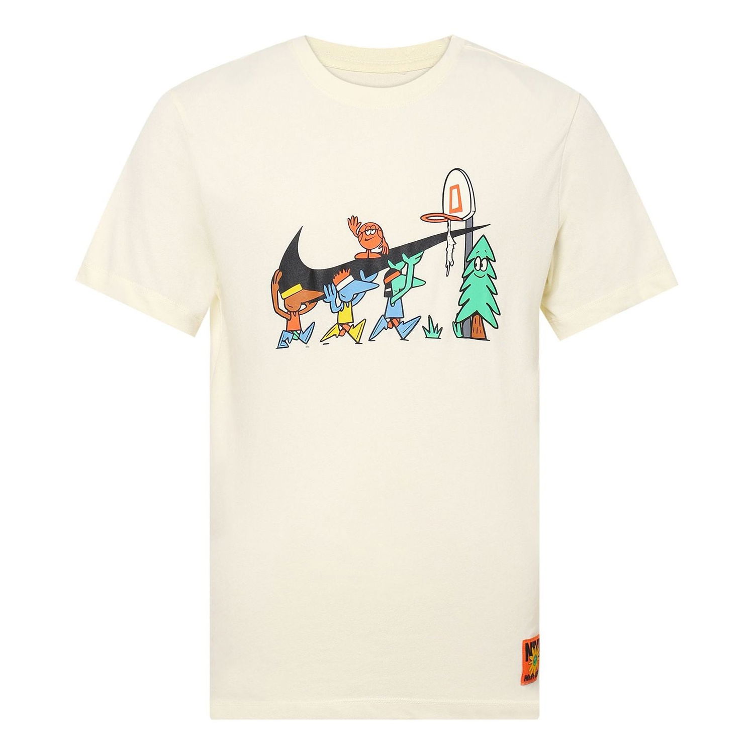 Тениска Nike Dri-FIT Basketball Graphic T-Shirt Бежово | FD0068-113, 0