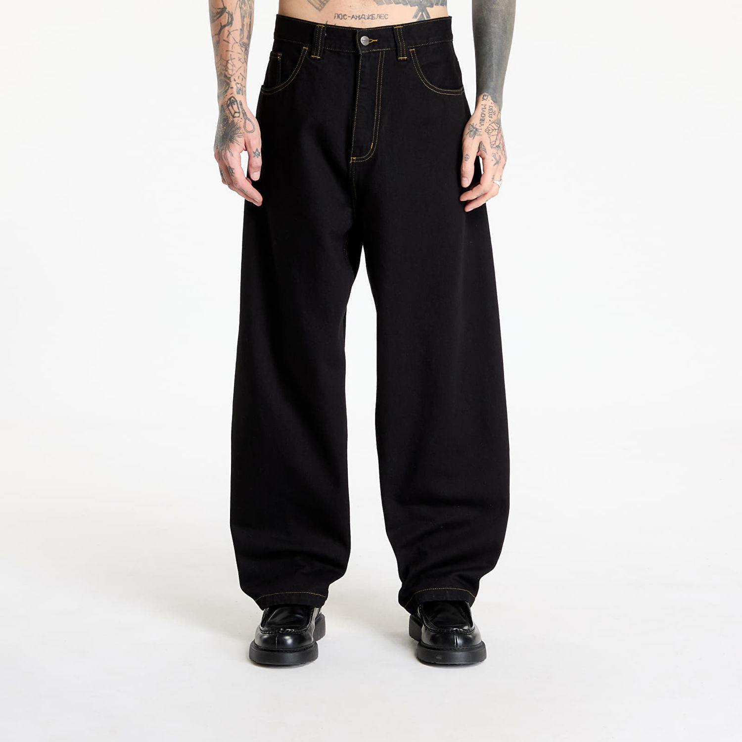 Дънки Carhartt WIP Brandon Wide-Leg Pant Черно | I031246.8902, 0