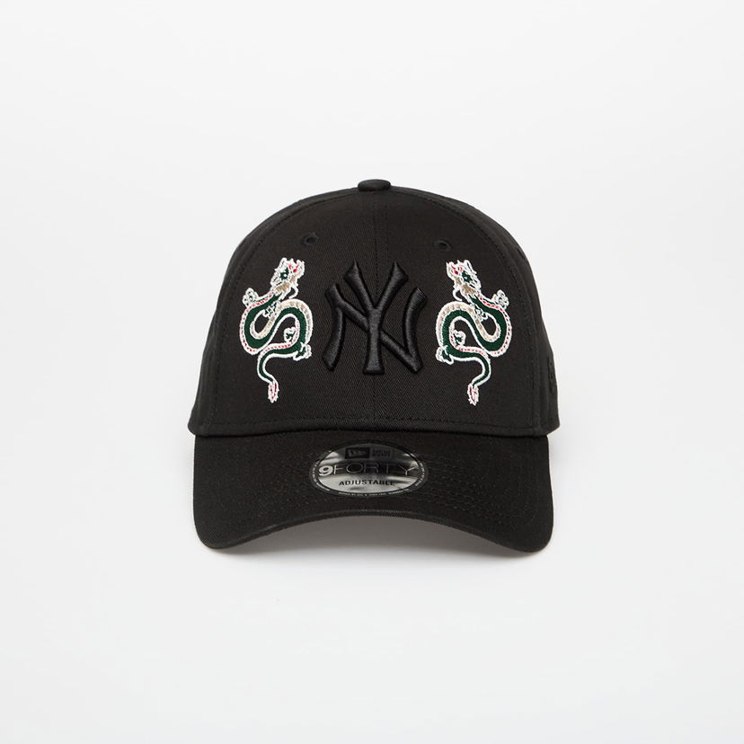 Шапка с козирка New Era New Era New York Yankees 9FORTY Icon Adjustable Cap Черно | 60691258