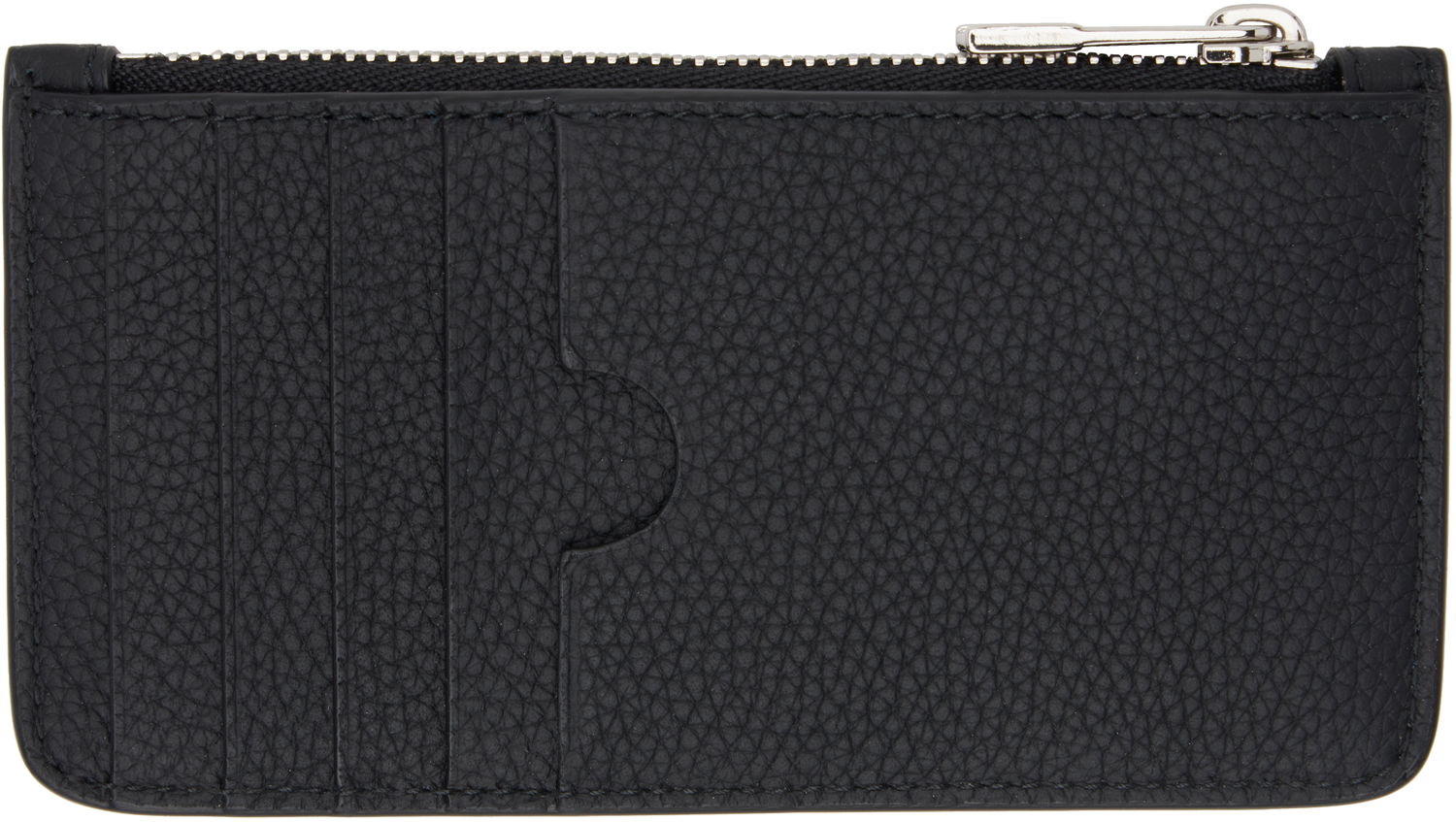 Портфейл Balmain Embossed Leather Card Holder Черно | DM1MD060LPSE, 1