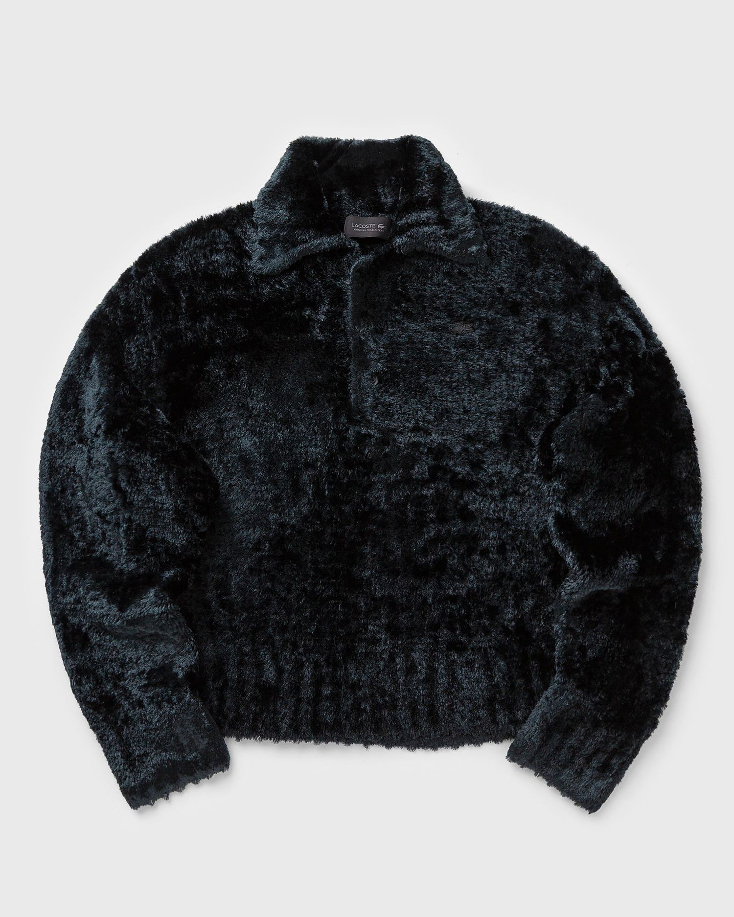 Пуловер Lacoste Faux Fur Collar Knit Sweater Черно | AF4924-GJP, 0
