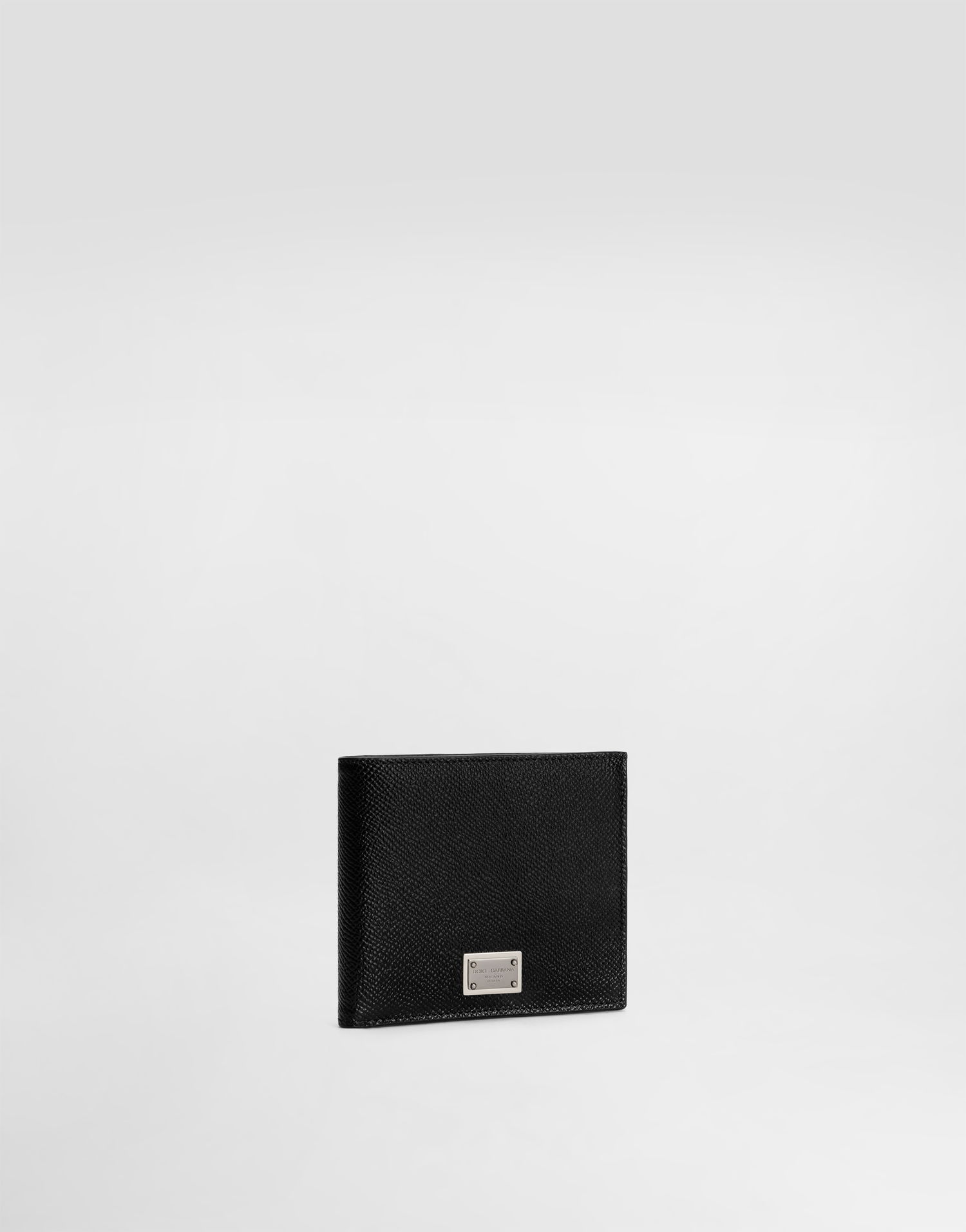 Портфейл Dolce & Gabbana Calfskin Bifold Wallet With Logo Tag Черно | BP1321AG21980999, 1