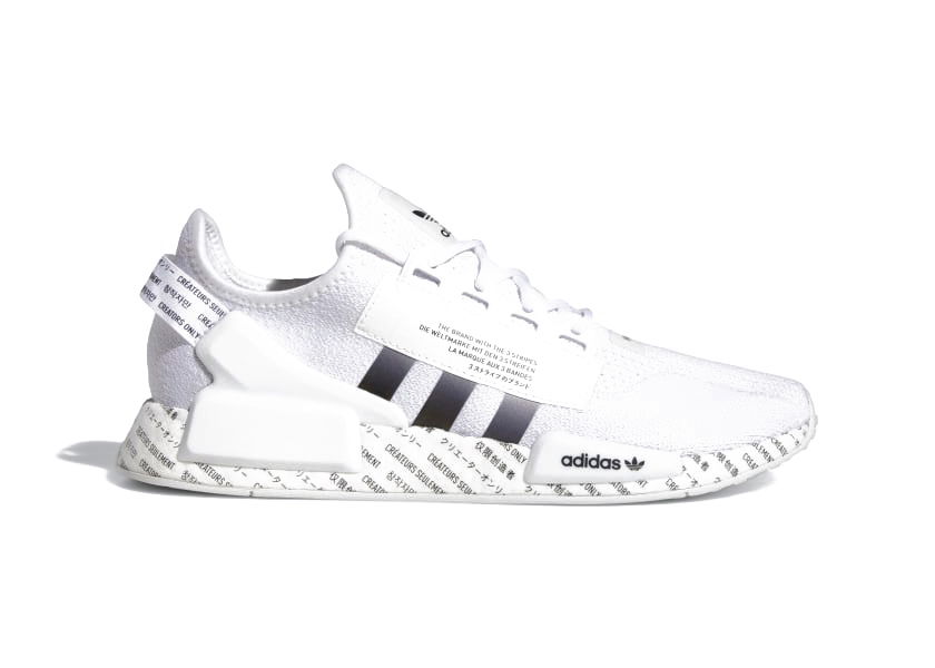 Кецове и обувки adidas Originals NMD R1 V2 Script White Бяло | GX1116, 0