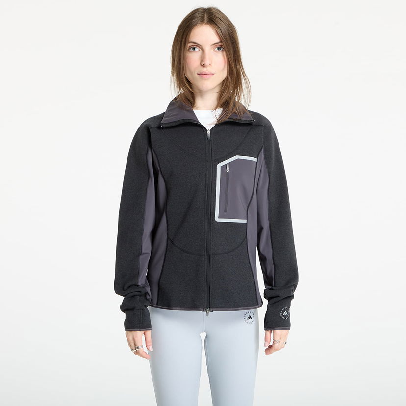 Яке adidas Performance Stella McCartney CLIMAWARM Running Midlayer Full-Zip Jacket Черно | JW2020
