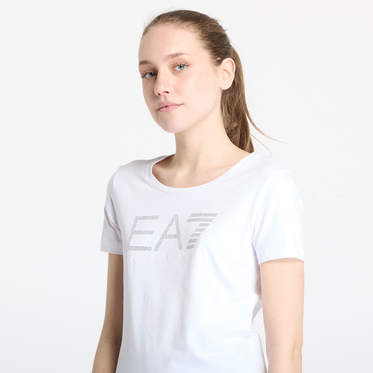 Тениска Emporio Armani EA7 Emporio Armani Train Logo Series T-Shirt Бяло | 7W000094AF10373U0002, 1
