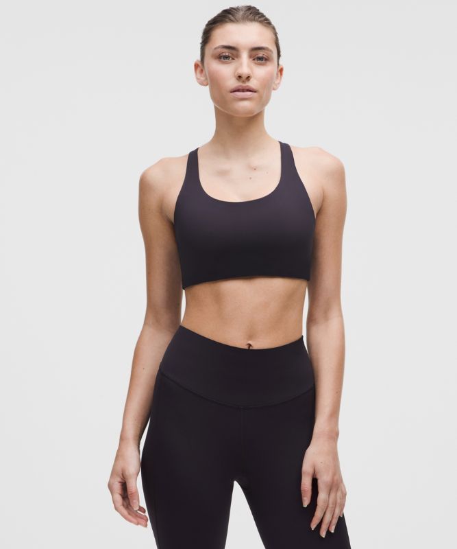 Сутиен lululemon Nulux Strappy-Back Sports Bra, Medium Support, B/C Cup, Size L Черно | prod20005467, 0