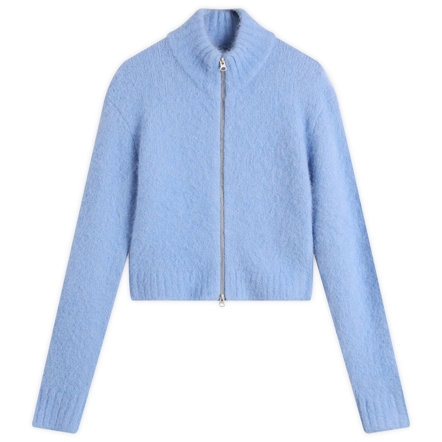 Пуловер Samsoe Samsoe Sajeanne Cropped Zip Cardigan Синьо | F24400072-164020TCX, 0