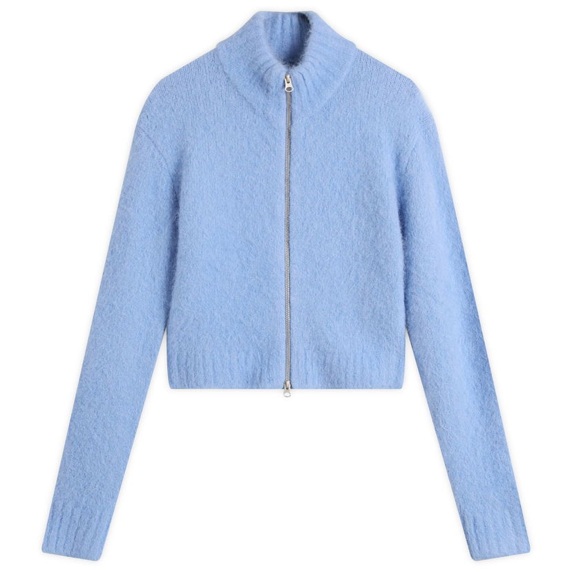 Пуловер Samsoe Samsoe Sajeanne Cropped Zip Cardigan Синьо | F24400072-164020TCX