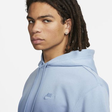 Суитчър Nike Sportswear Club Fleece+ French Terry Dip-Dyed Pullover Hoodie Синьо | DQ4621-416, 0