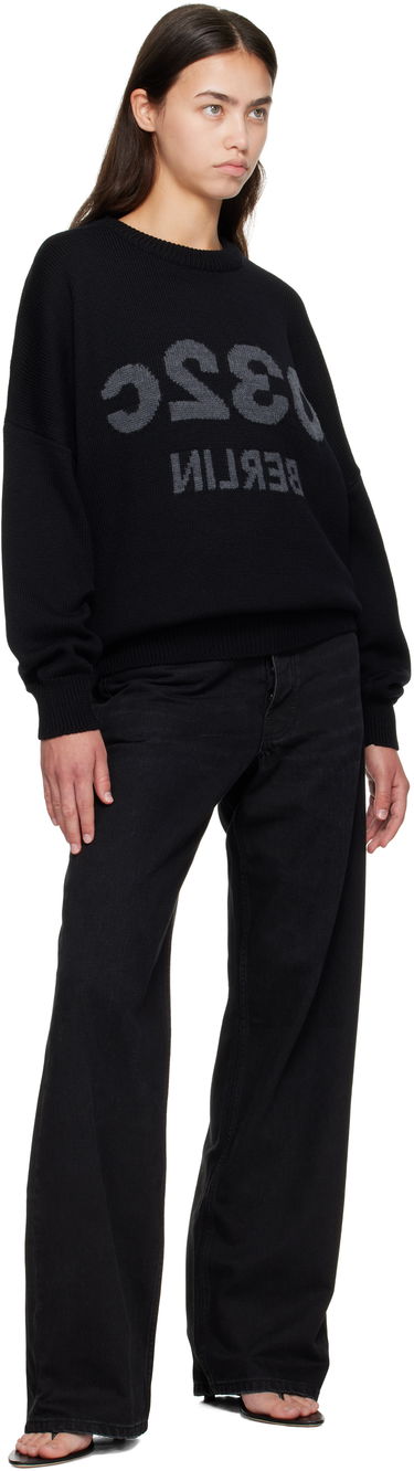 Пуловер 032C 032c Selfie Knit Sweater Черно | F25-URK-1511-000-W, 3