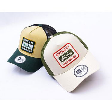 Шапка с козирка New Era New Era Patch 9FORTY Trucker Adjustable Hat Бежово | 60595467, 4