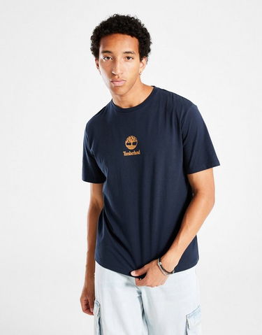 Тениска Timberland New Small Logo Print Short Sleeve T-Shirt Тъмно синьо | TB0A6WWTT271, 0