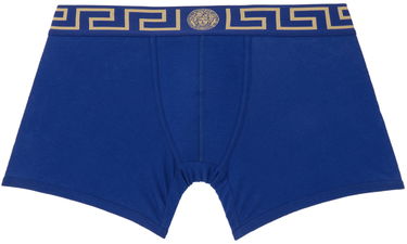 Боксерки Versace Greca Border Long Boxers Синьо | AU10028_1A10011, 0